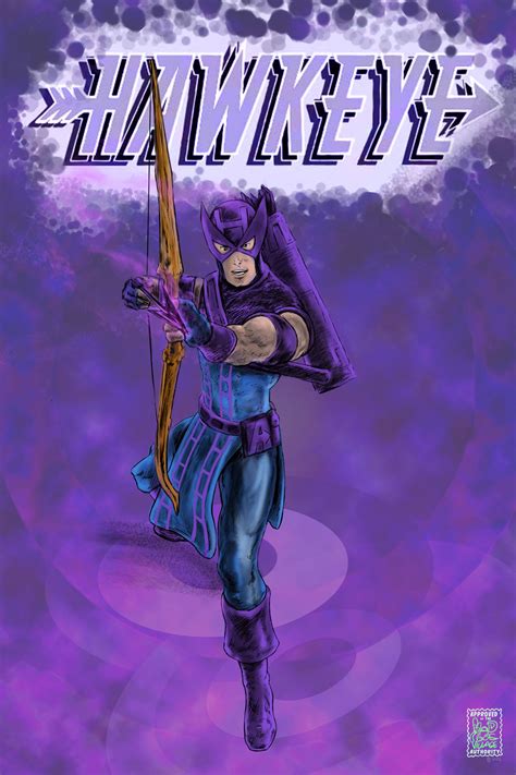 Hawkeye fan art by me on Photoshop : r/HAWKEYE