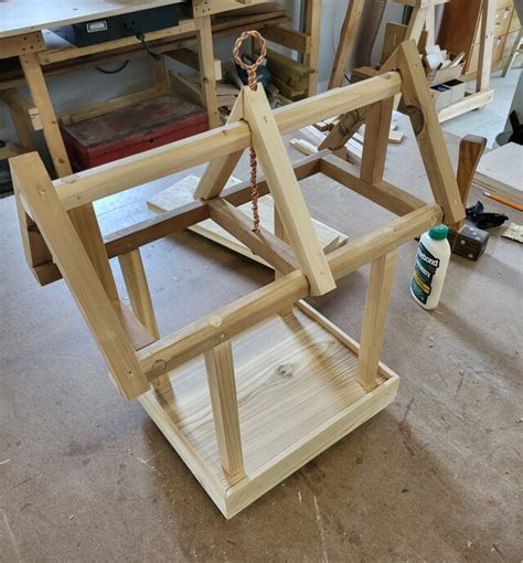 Tray Bird Feeder (Timber Framed) - Woodworking Project by Eric - the "Loft" - Craftisian