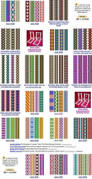 free bead patterns for the loom.: | Bead weaving patterns, Bead loom ...