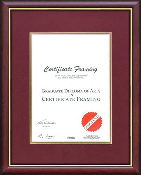 Certificate Frames made for A3 Size Professional Credentials.