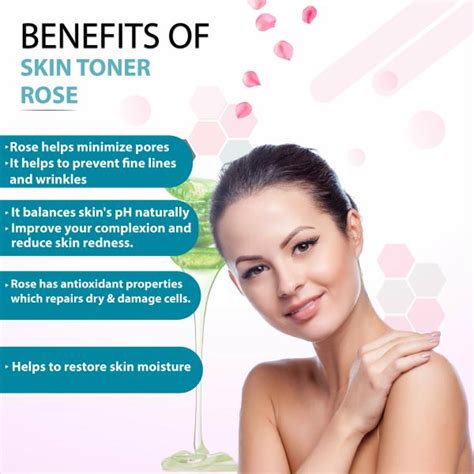 Rose Skin Toner help for tightens capillaries, reduces redness and patchiness on skin. - JioMart