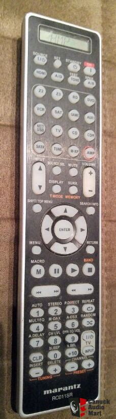 Working or Not - Marantz Remote for AV-7005 - Remote Model# RC011SR Photo #2138812 - UK Audio Mart