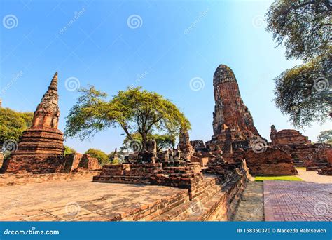 Wat Phra Ram, Restored Ruins Located in the Historical Park of Ayutthaya in Pratu, Tailand. the ...