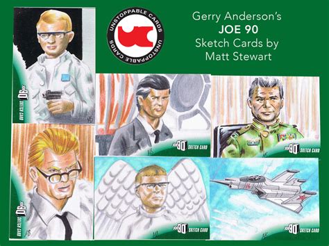 Unstoppable's Gerry Anderson Supermarionation Sketch Cards