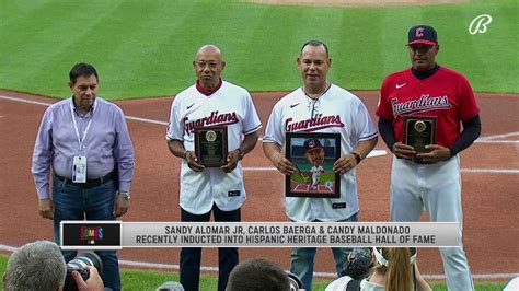 Former Cleveland Indians greats inducted into Hispanic Heritage ...