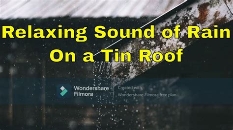 Relaxing Sound of Rain on a Tin Roof [Relaxing Rain Sound] #RelaxingSoundOfRainOnaTinRoof