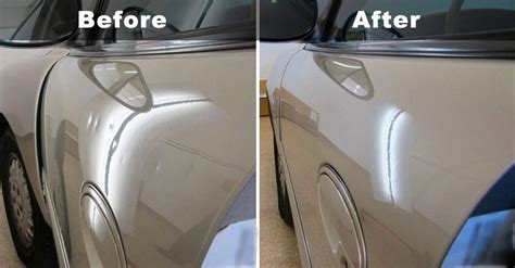 hail damage repair before after albuqurque - Car Crafters