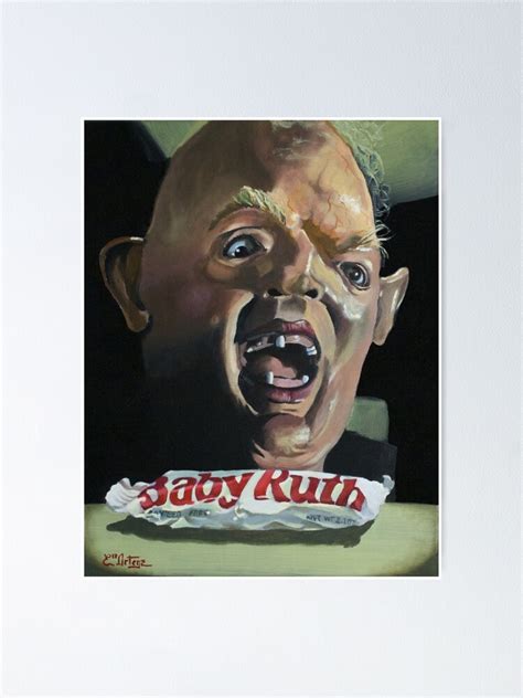 "The Goonies Sloth Baby Ruth artwork" Poster for Sale by MakeLife | Redbubble