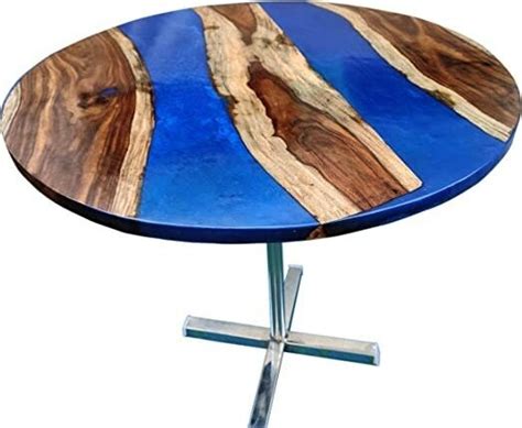 Etsy Resin Coffee Table, Round Wood Coffee Table, Circular Epoxy Live ...