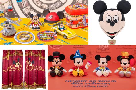 NEW Tokyo Disney Resort 40th Anniversary Merchandise Celebrates Giant Mickey Hot Air Balloon ...