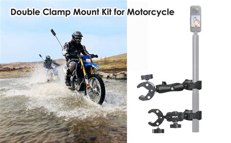 Amazon.com : Fotoleey Action Camera Motorcycle Mount kit for Insta360 X4, X3, X2, Go 3, GoPro ...