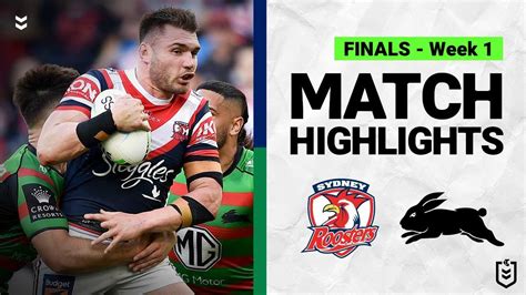 Sydney Roosters v South Sydney Rabbitohs | Match Highlights | Finals Week 1, 2022 | NRL - Win ...