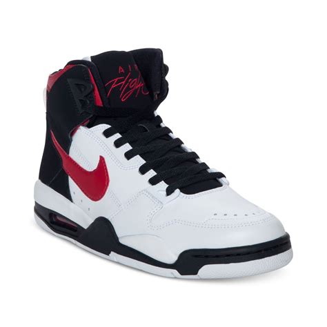 Nike Flight Condor High Si Basketball Sneakers in White for Men (WHITE/GAME RED/BLACK) | Lyst