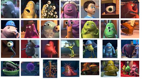 Monsters Inc Characters Names List