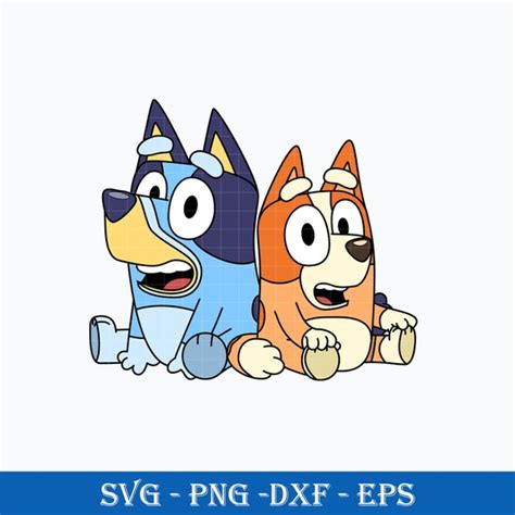 Bluey And Bingo Heeler SVG, Bluey Heeler SVG, Bingo Heeler S - Inspire ...