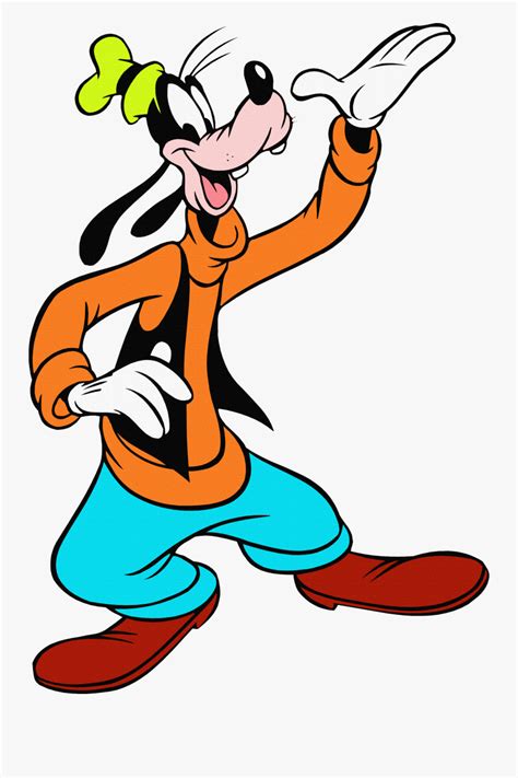 Goofy Disney Cartoon Characters - Drawing On Mickey Mouse Goofy , Free Transparent Clipart ...