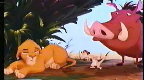 The Lion King (1994) - Simba meets Timon and Pumbaa (Disney Channel ...