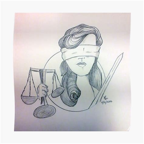 "Justice" Poster by lorgh | Redbubble