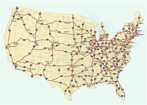 Map Of The Us With Capitals Labeled - Cyndie Consolata