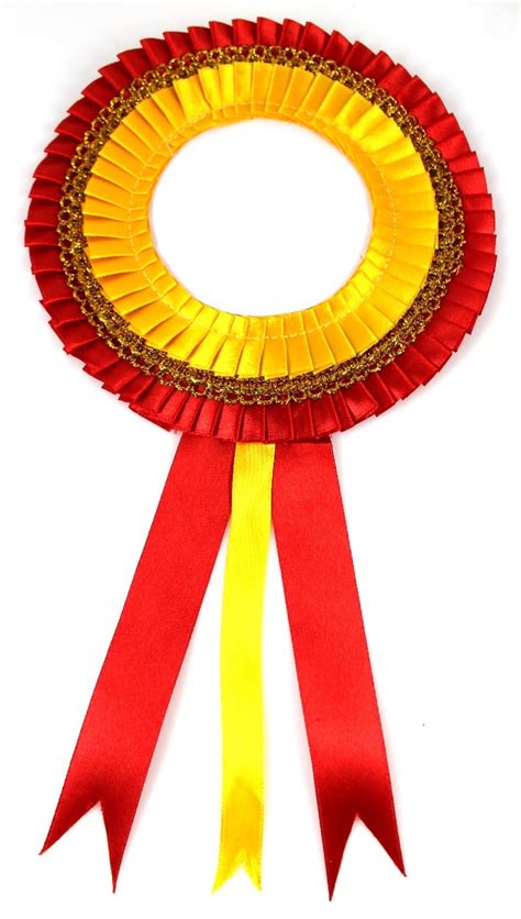 Event volunteer badge Yellow and Red