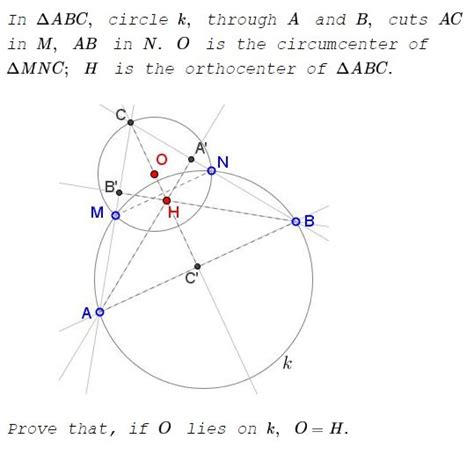 Circumcenter and Orthocenter