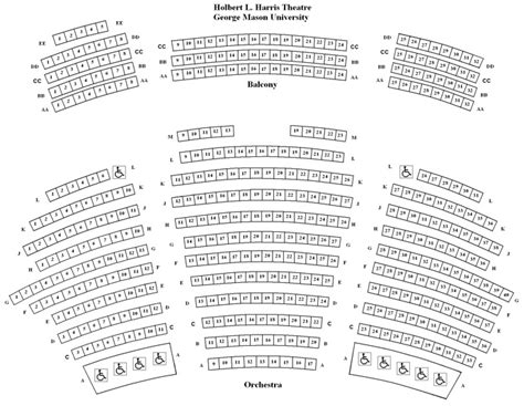 Seating Charts | Center for the Arts