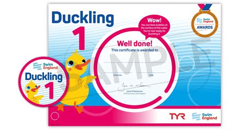 Duckling Awards | Swim England Learn to Swim Programme