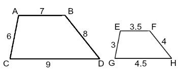 What are similar trapezoids? | Homework.Study.com