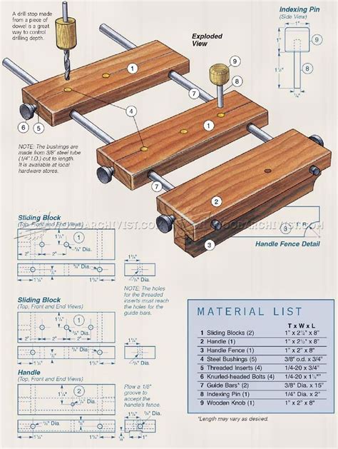 DIY Shelf Pin Jig • WoodArchivist