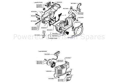 Husqvarna Chainsaw 51 Parts Diagram