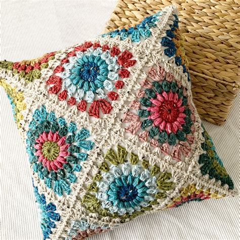 Hygge Burst Granny Square Pillow Pattern — NautiKrall Crochet