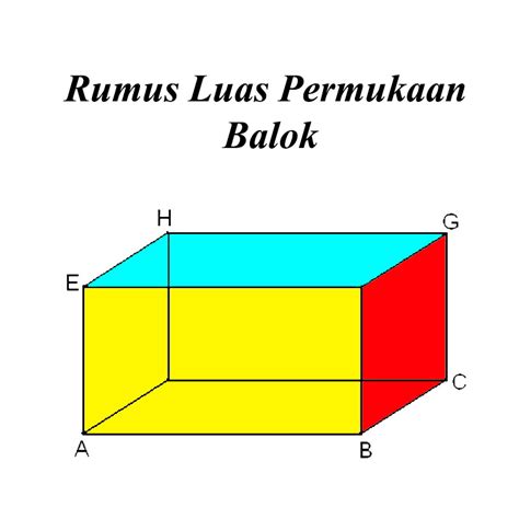 Rumus Luas Permukaan Balok Dan Contoh Soalnya - Riset