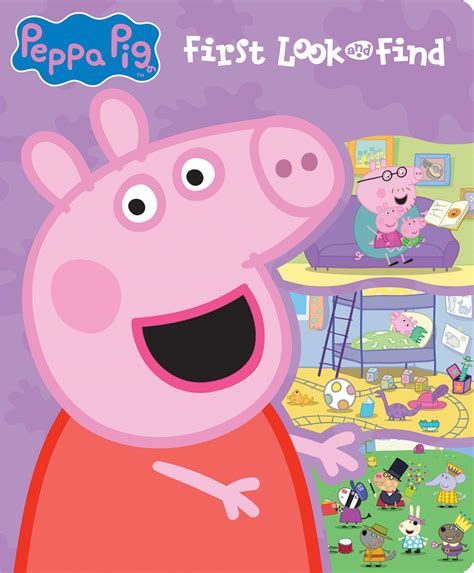 Peppa Pig - First Look and Find Board Book & Giant 40 Piece Puzzle - PI ...