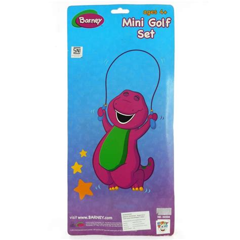 Barney Mini Golf Set - Happy Toon – Toko Mainan Online – Jual Mainan Anak