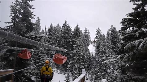 Grouse Mountain Zipline Run #2 HD - YouTube