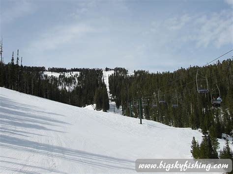 Beneath the Expert Terrain at Showdown Ski Area in Montana