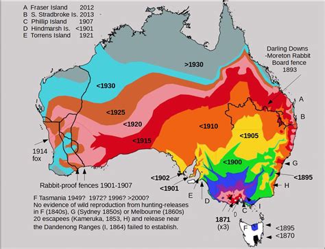 Spread of the fox in Australia : r/AussieMaps