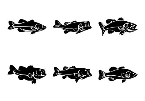 Bass Fish Vector 113300 Vector Art at Vecteezy