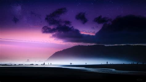 Dreamy Beach Sky Island Ocean Evening 4k, HD Wallpaper | Rare Gallery