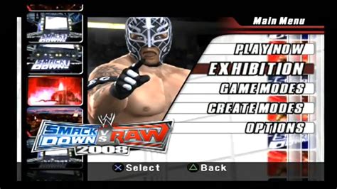 WWE SmackDown vs. Raw 2008 -- Gameplay (PS2) - YouTube