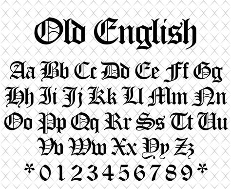 English font Old English font svg Old English script svg Font svg files Celtic font svg Celtic ...