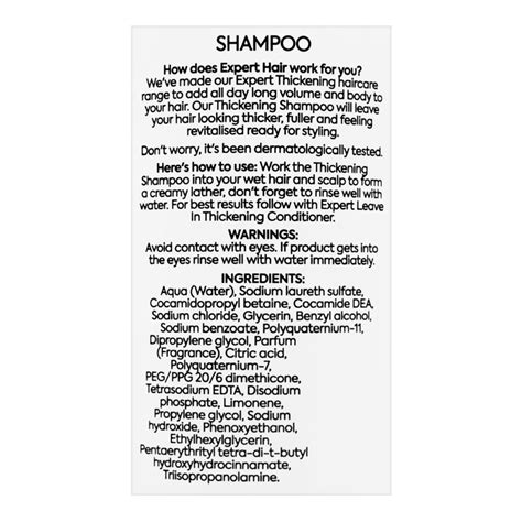 Purchase Boots Expert Healthy Hair Thickening Shampoo, 250ml Online at ...