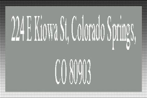 Colorado Springs Courthouse and Clerk - Courthouses and Clerks Data