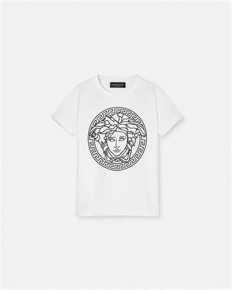 Medusa Kids T-Shirt Black,White | VERSACE TH