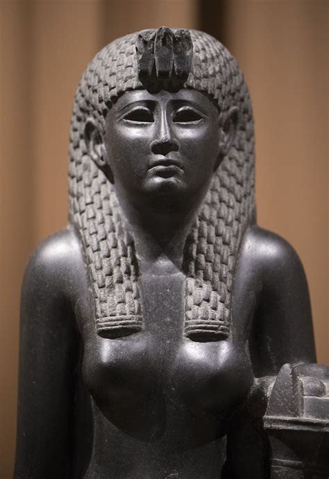 Statue of Cleopatra VII. Basalt. 51—30 BCE. Inv. No. ДВ-3936. Saint Petersburg, The State ...