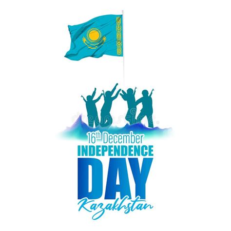 Vector Illustration of Happy Kazakhstan Independence Day Stock Vector - Illustration of classic ...