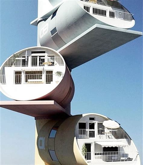 @designboom on Instagram: “this cylinder–shaped housing concept was derived by artist guy ...