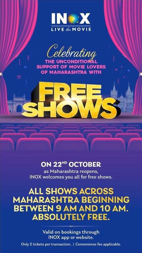 Inox cinemas Free Show - SDCFORU