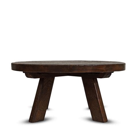 Brutalist Wooden Coffee Table — Ruby Atelier