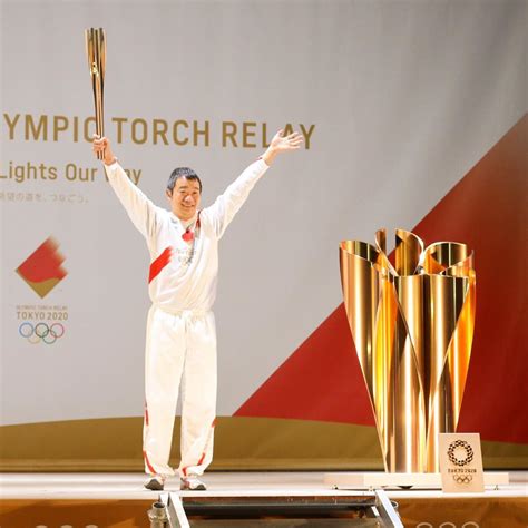 Tokyo 2020 Olympics: Rehearsal for #Tokyo2020 Olympic Torch Relay was held in western Tokyo ...